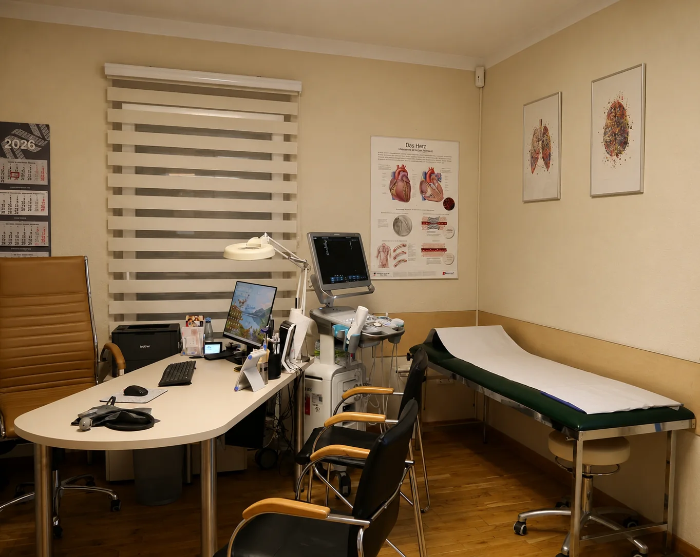 Diagnostik- und Behandlungsraum der Hausarztpraxis in Bad Fallingbostel